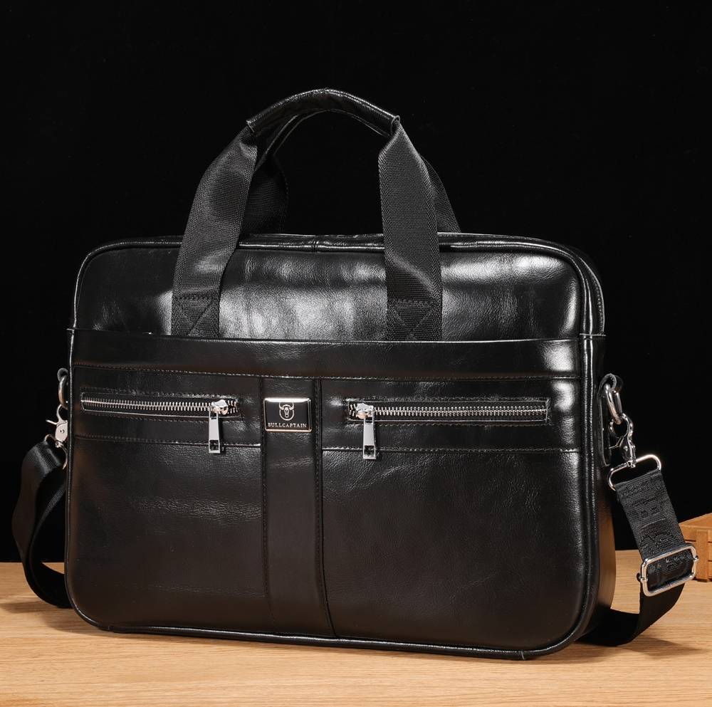 BULLCAPTAIN leather briefcase