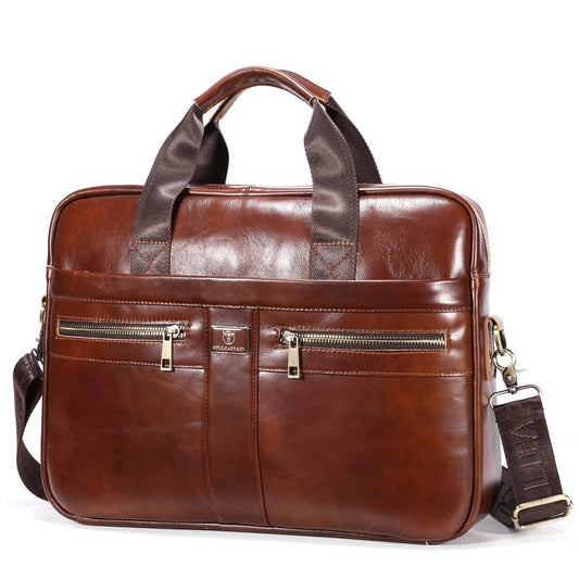 BULLCAPTAIN leather briefcase