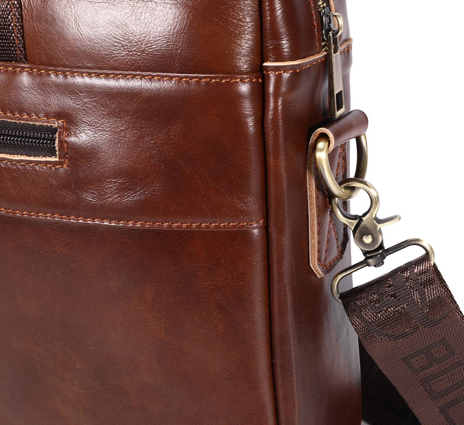 BULLCAPTAIN leather briefcase