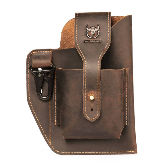 BULLCAPTAIN leather phone holster 