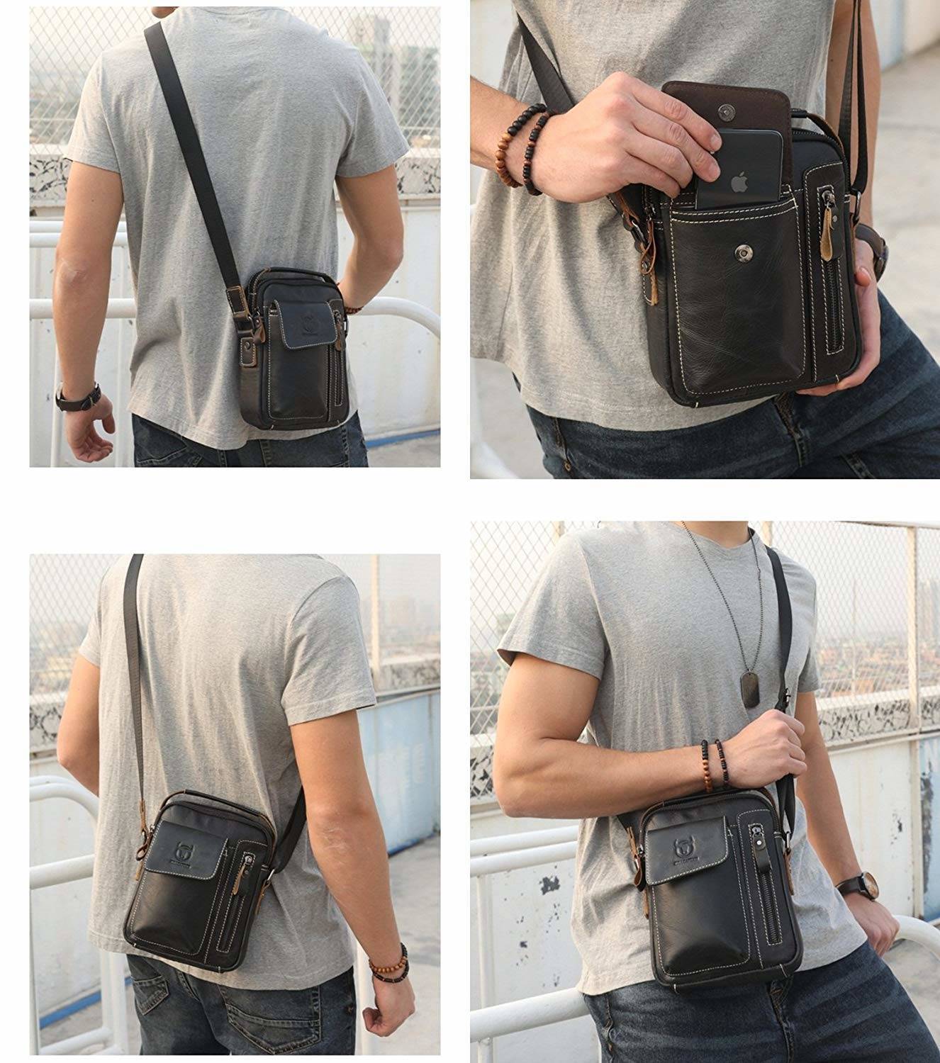 Mini shoulder bag discount mens